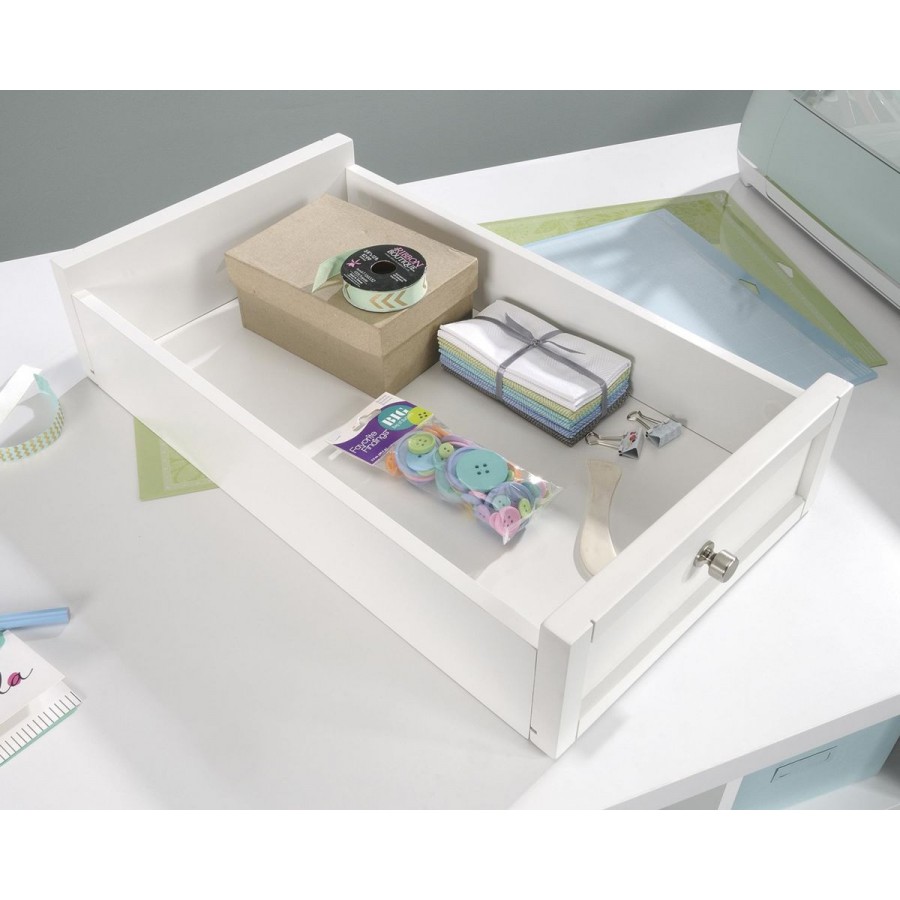 Craft Work Table Island White